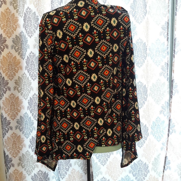 all over print light cardigan - Picture 3 of 3